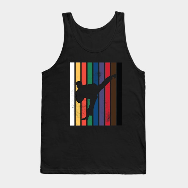 Karate - Karate Belt Colors Tank Top by Kudostees